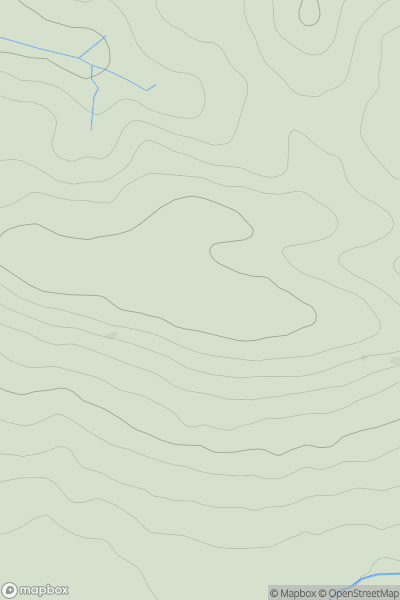 Thumbnail image for North Hill [South Central England] [SY485905] showing contour plot for surrounding peak